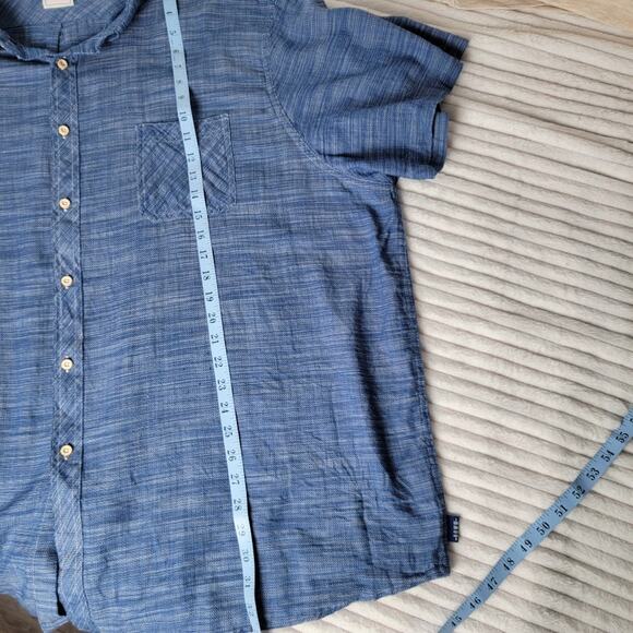 ROWN Men’s 4XB (4XL) Blue Cotton Shirt 100% Breathable Casual Comfortable Top - Picture 7 of 8